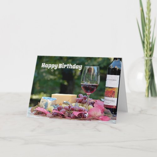 The Wine Lover Birthday Card