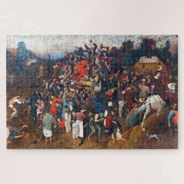 The Wine of Saint Martin's Day, Pieter Bruegel Jigsaw Puzzle (Horizontal)