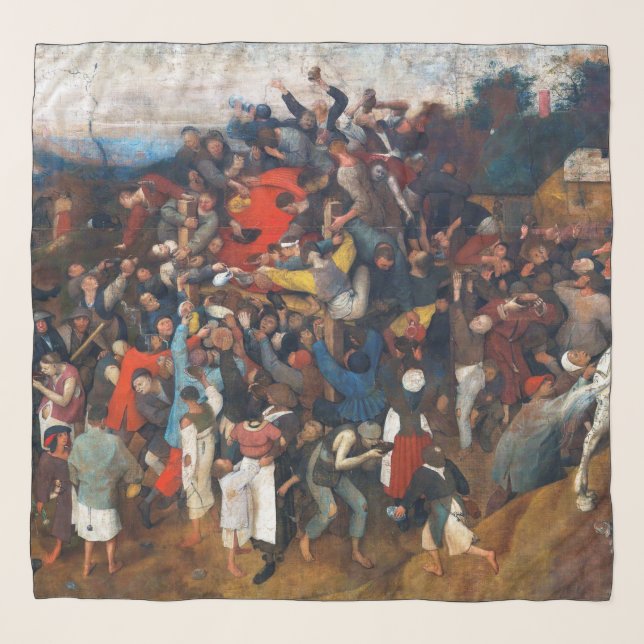 The Wine of Saint Martin's Day, Pieter Bruegel Scarf (Front)