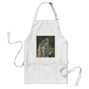 The Wine Press by Pierre Puvis de Chavannes Adult Apron