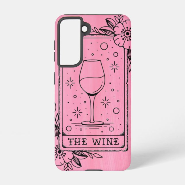 The Wine Tarot Card Samsung Galaxy Case (Back)