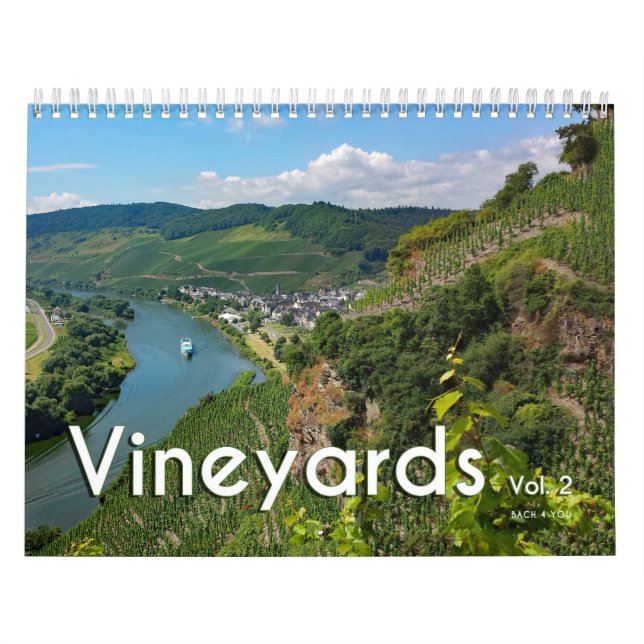 The Wine Wall Calendar - Vinyards, Vol. 2 (Cover)