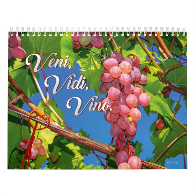 The Wine Wall Calender - Veni, Vidi, Vino. Calendar (Cover)