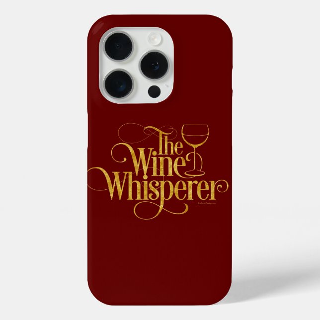 The Wine Whisperer Case-Mate iPhone Case (Back)