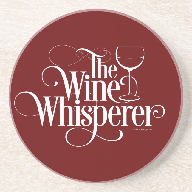 The Wine Whisperer Coaster (Front)