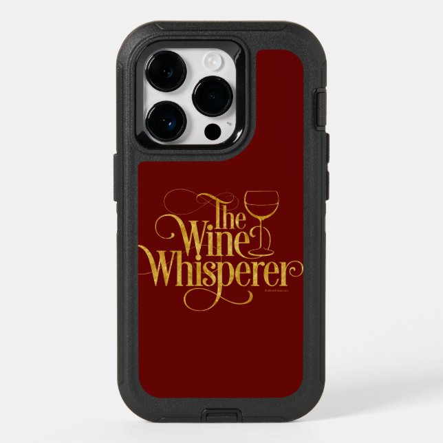 The Wine Whisperer Otterbox iPhone Case (Back)