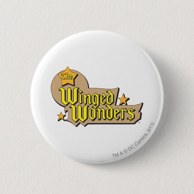 The Winged Wonders Logo Button (Front)