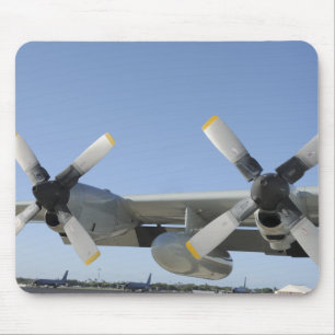 The wings of an LC-130 Hercules Mouse Pad