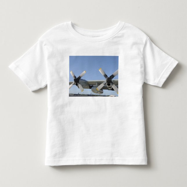The wings of an LC-130 Hercules Toddler T-shirt (Front)