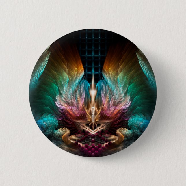 The Wings Of Artillian Pinback Button (Front)