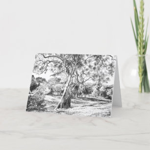 The Winnie the Pooh Tree - Letterpress Thank You Card