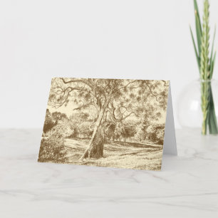 The Winnie the Pooh Tree - Thank You Card