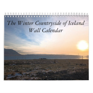 The Winter Countryside of Iceland Wall Calendar