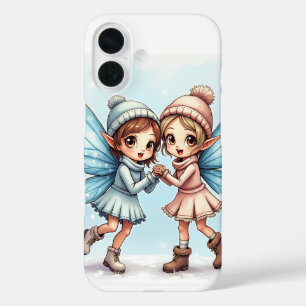 The winter fairy of a pair iPhone 16 Cases