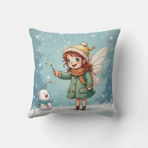 The winter fairy Pillows