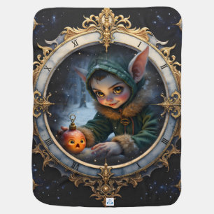 The Winter Keykeeper & The Reluctant Ornament. Baby Blanket