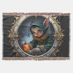 The Winter Keykeeper & The Reluctant Ornament. Throw Blanket