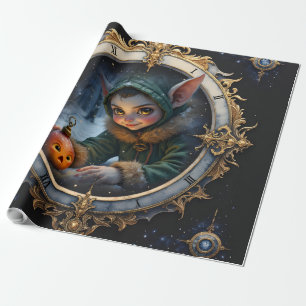 The Winter Keykeeper & The Reluctant Ornament.  Wrapping Paper