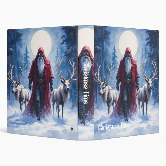 The Winter King Arrives. 3 Ring Binder (Background)