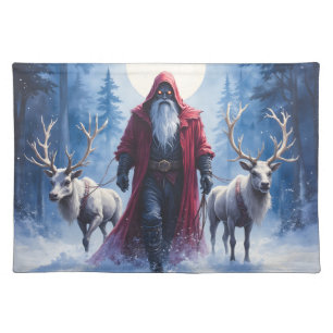 The Winter King Arrives. Cloth Placemat