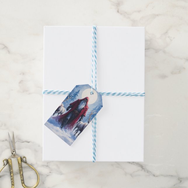 The Winter King Arrives.  Gift Tags (With Twine)