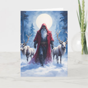 The Winter King Arrives.  Holiday Card