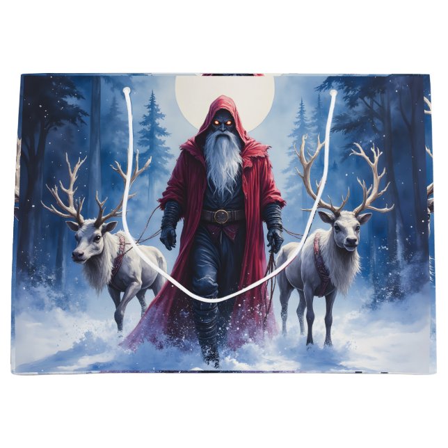 The Winter King Arrives.  Large Gift Bag (Front)