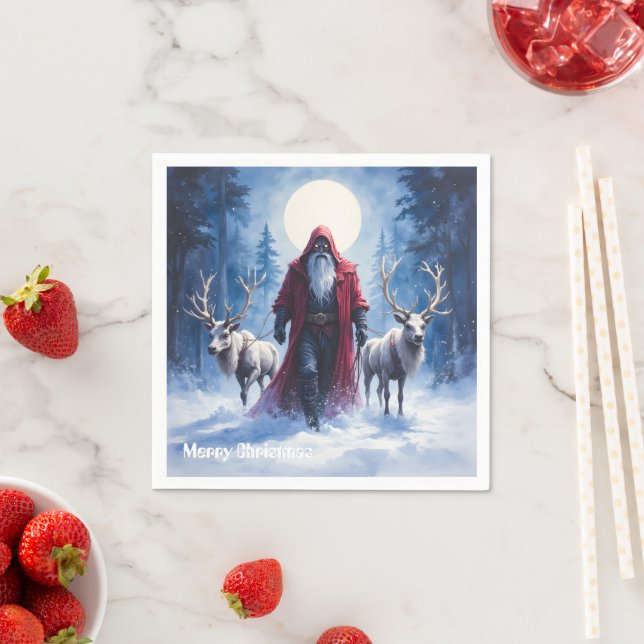 The Winter King Arrives. Napkins (Insitu)