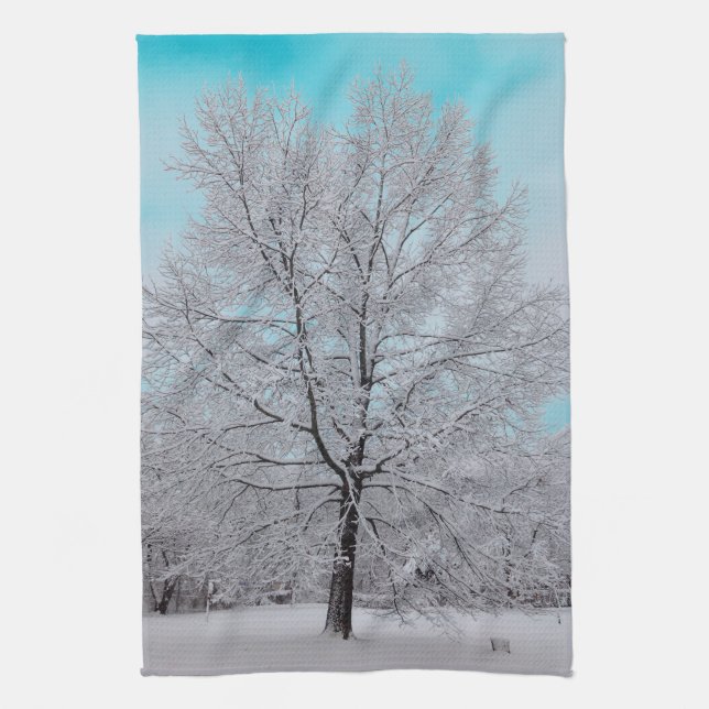 The Winter Oak Kitchen Towel (Vertical)