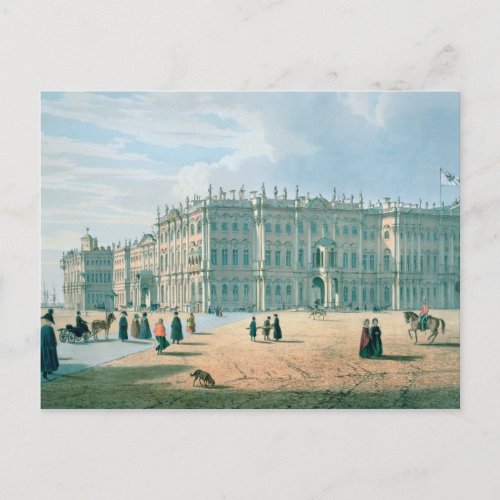 The Winter Palace as seen from Palace Passage Postcard