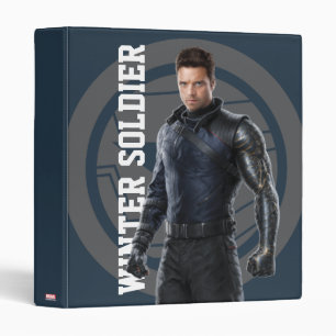 The Winter Soldier Character Art 3 Ring Binder