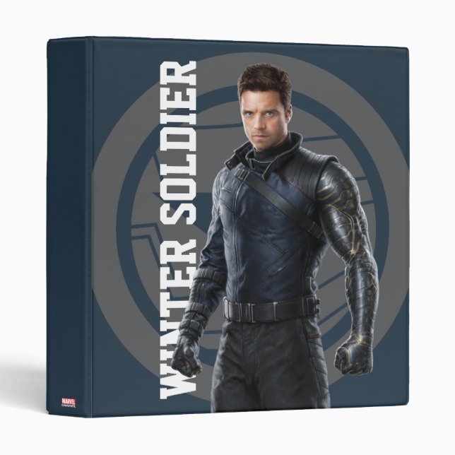 The Winter Soldier Character Art 3 Ring Binder (Front/Spine)