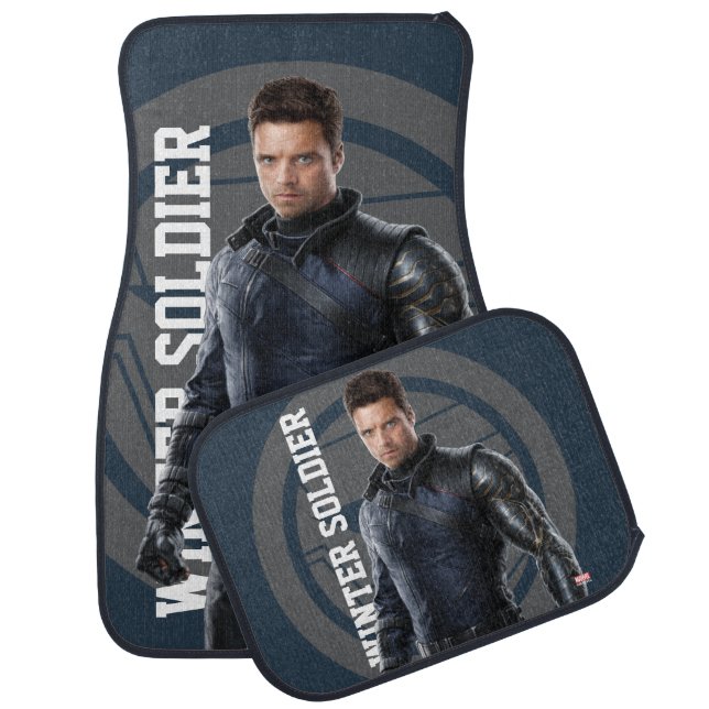 The Winter Soldier Character Art Car Floor Mat (Set)