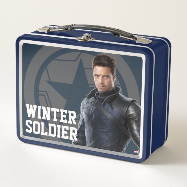 The Winter Soldier Character Art Metal Lunch Box (Front)