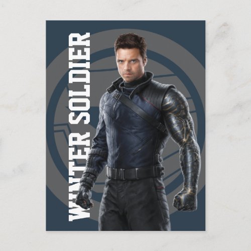 The Winter Soldier Character Art Postcard