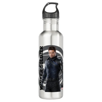 The Winter Soldier Character Art Stainless Steel Water Bottle