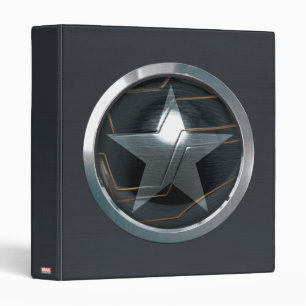 The Winter Soldier Icon Badge 3 Ring Binder