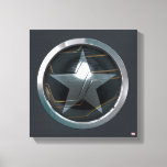 The Winter Soldier Icon Badge Canvas Print