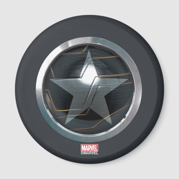 The Winter Soldier Icon Badge Fabric | Zazzle