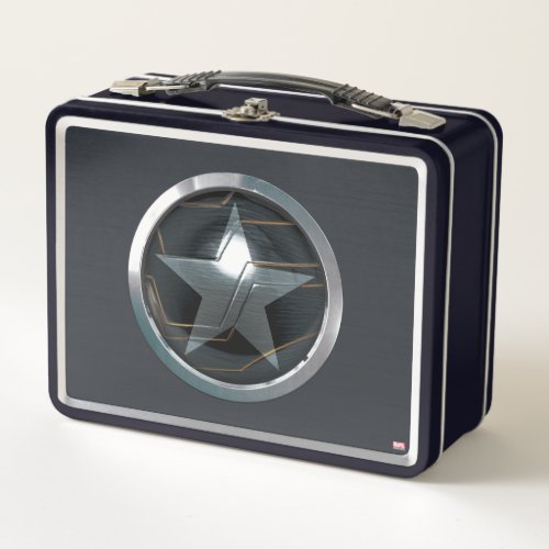 The Winter Soldier Icon Badge Metal Lunch Box