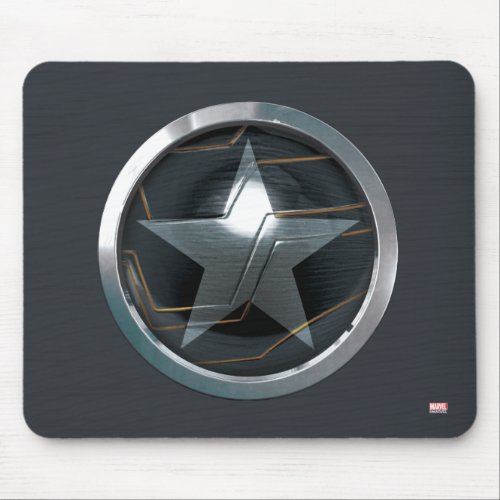 The Winter Soldier Icon Badge Mouse Pad