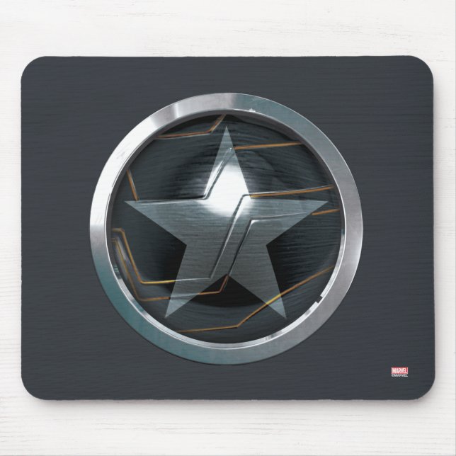 The Winter Soldier Icon Badge Mouse Pad (Front)