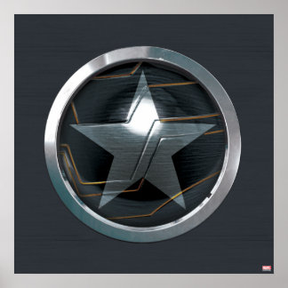 The Winter Soldier Icon Badge Poster