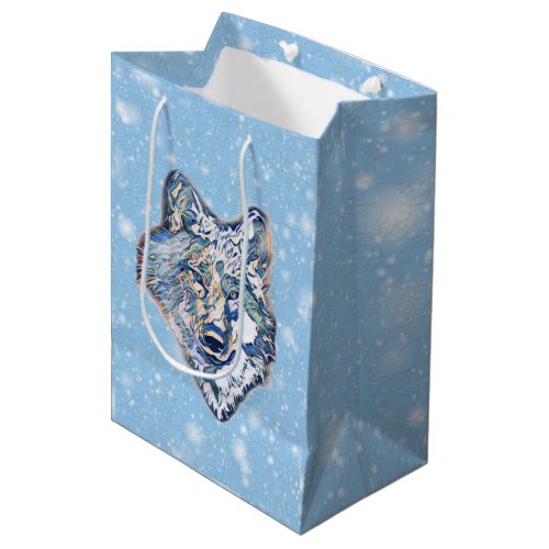 The Winter Wolf    Medium Gift Bag