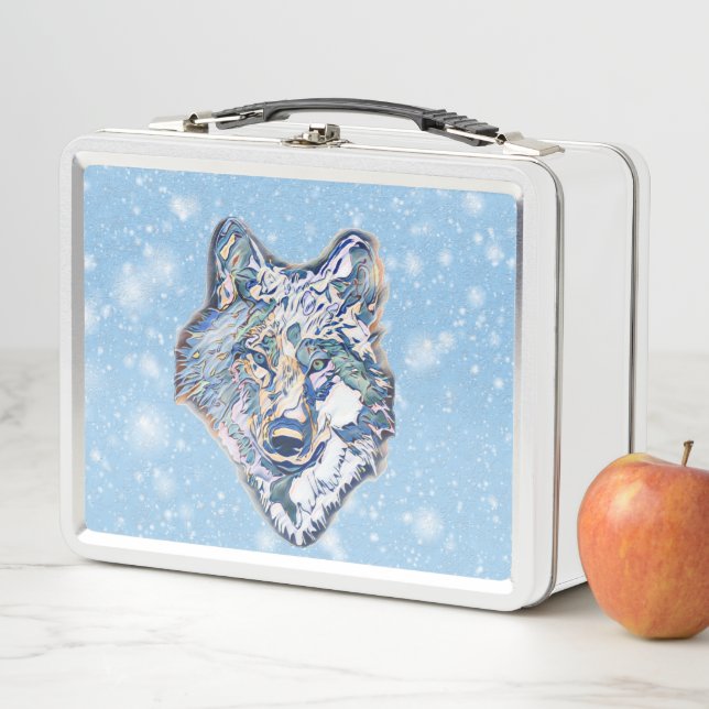 The Winter Wolf   Metal Lunch Box (In Situ)