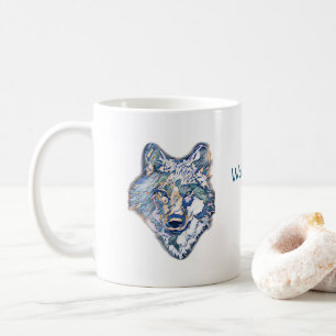 The Winter Wolf (personalized)  Coffee Mug