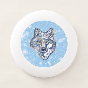 The Winter Wolf   Wham-o Frisbee by colorfulworld at Zazzle