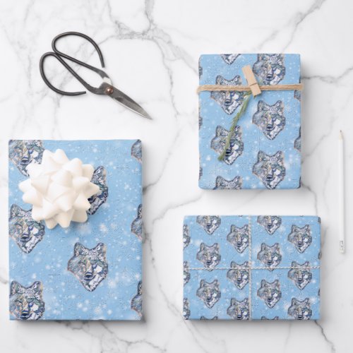 The Winter Wolf     Wrapping Paper Sheets