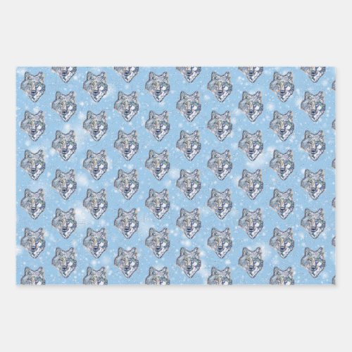 The Winter Wolf    Wrapping Paper Sheets