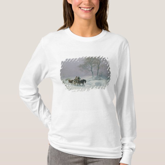 The wintry road to market T-Shirt (Front)